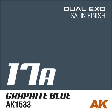 AK Interactive AK1533 Dual Exo Sc-Fi 17A Graphite Blue 60ml